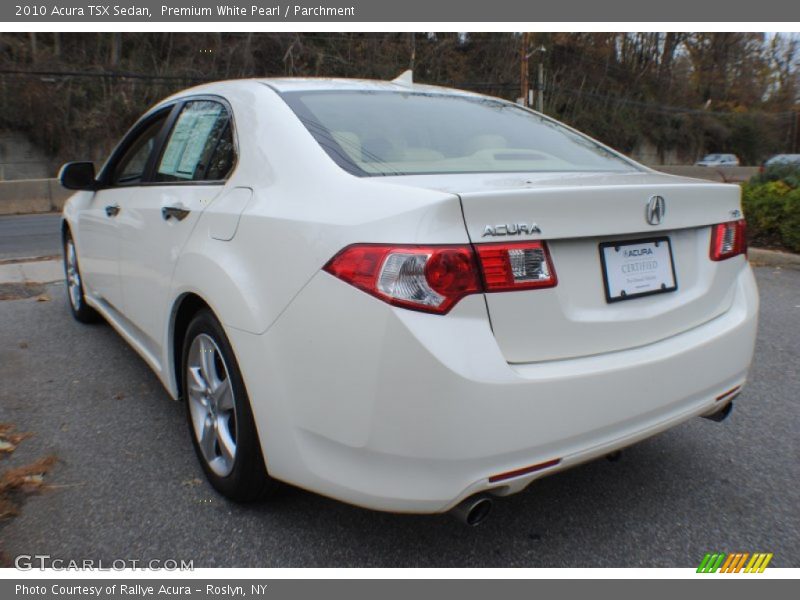 Premium White Pearl / Parchment 2010 Acura TSX Sedan
