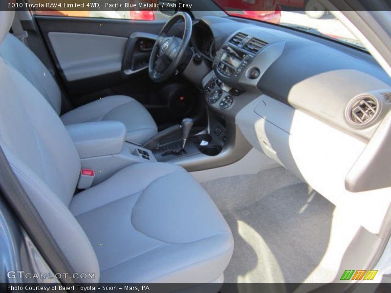 Pacific Blue Metallic / Ash Gray 2010 Toyota RAV4 Limited 4WD