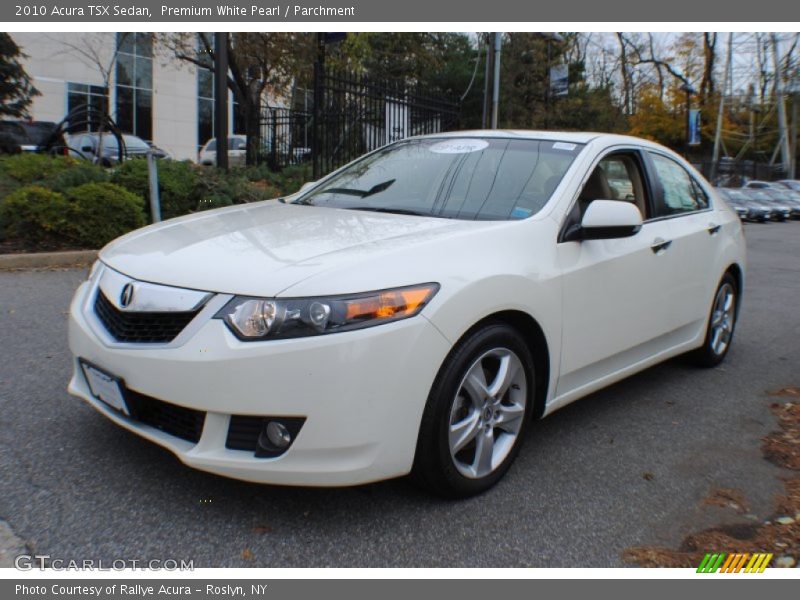 Premium White Pearl / Parchment 2010 Acura TSX Sedan