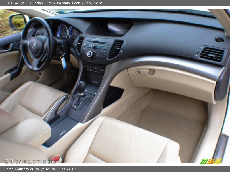 Premium White Pearl / Parchment 2010 Acura TSX Sedan
