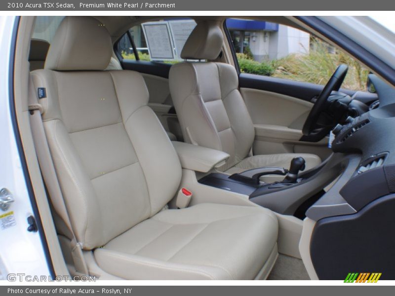 Premium White Pearl / Parchment 2010 Acura TSX Sedan