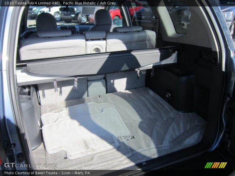 Pacific Blue Metallic / Ash Gray 2010 Toyota RAV4 Limited 4WD