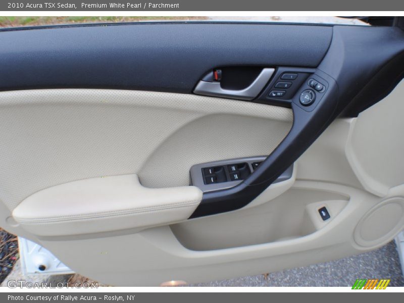 Premium White Pearl / Parchment 2010 Acura TSX Sedan