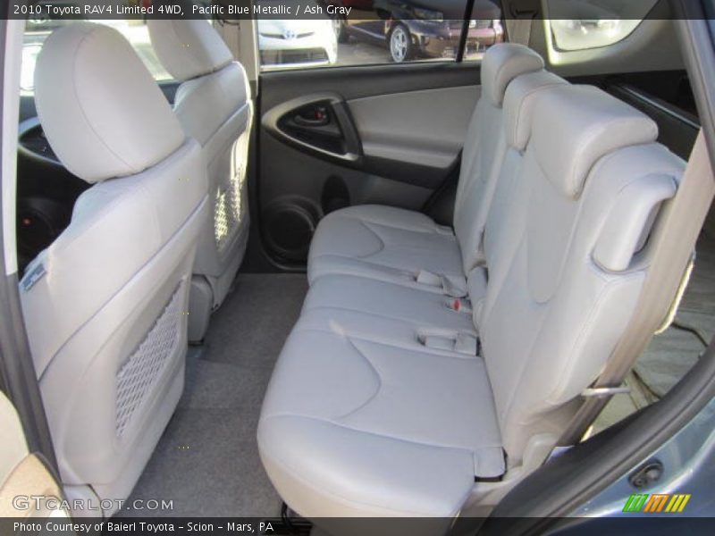 Pacific Blue Metallic / Ash Gray 2010 Toyota RAV4 Limited 4WD