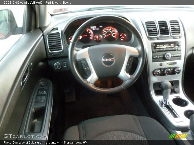 Red Jewel / Ebony 2008 GMC Acadia SLE AWD