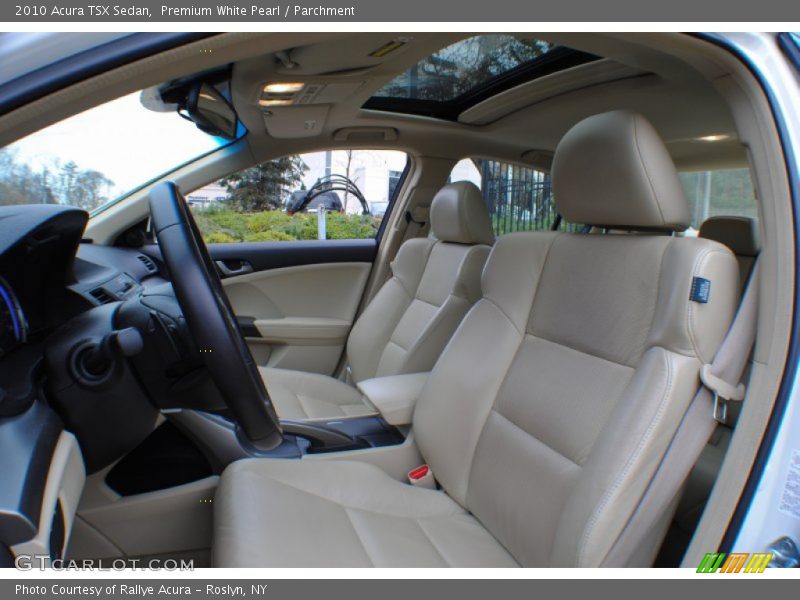 Premium White Pearl / Parchment 2010 Acura TSX Sedan