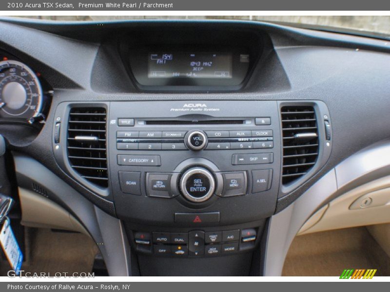 Premium White Pearl / Parchment 2010 Acura TSX Sedan