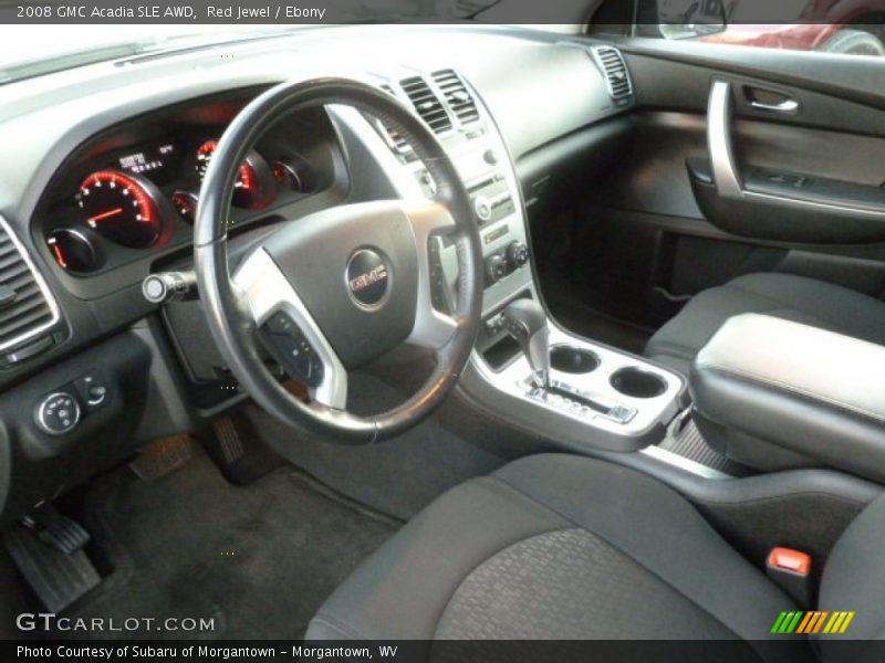 Red Jewel / Ebony 2008 GMC Acadia SLE AWD