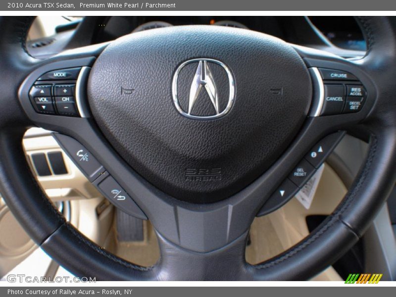 Premium White Pearl / Parchment 2010 Acura TSX Sedan