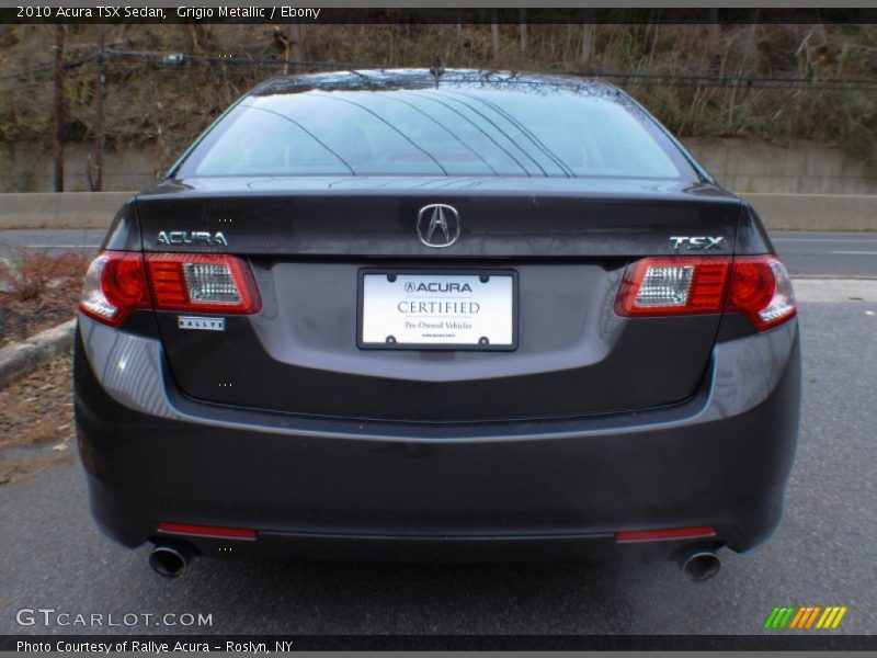 Grigio Metallic / Ebony 2010 Acura TSX Sedan