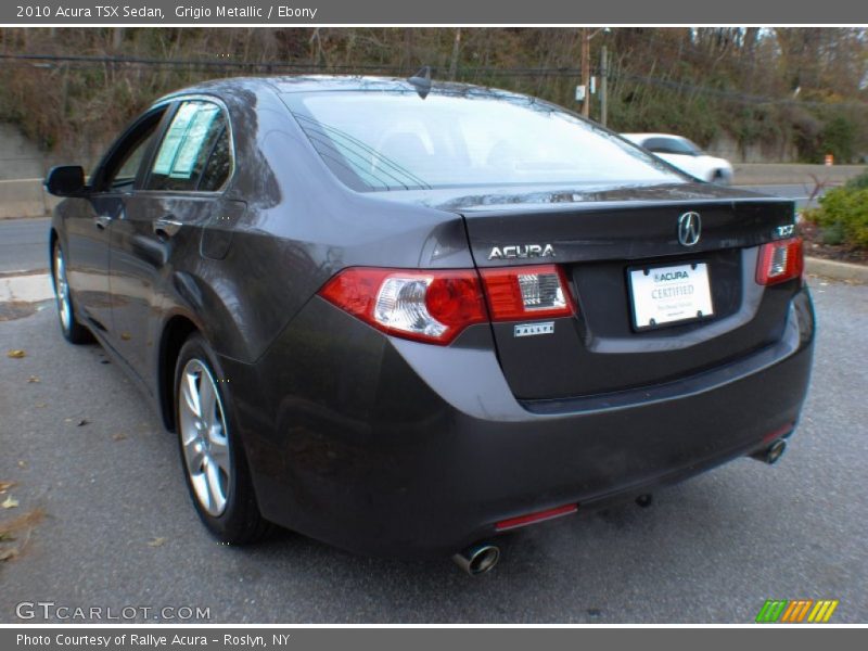 Grigio Metallic / Ebony 2010 Acura TSX Sedan