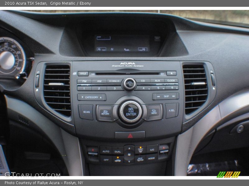 Grigio Metallic / Ebony 2010 Acura TSX Sedan