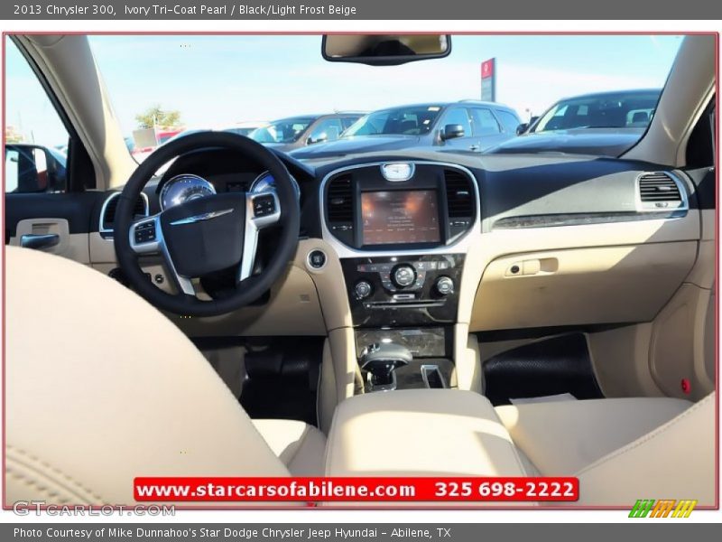 Ivory Tri-Coat Pearl / Black/Light Frost Beige 2013 Chrysler 300