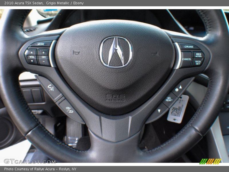 Grigio Metallic / Ebony 2010 Acura TSX Sedan