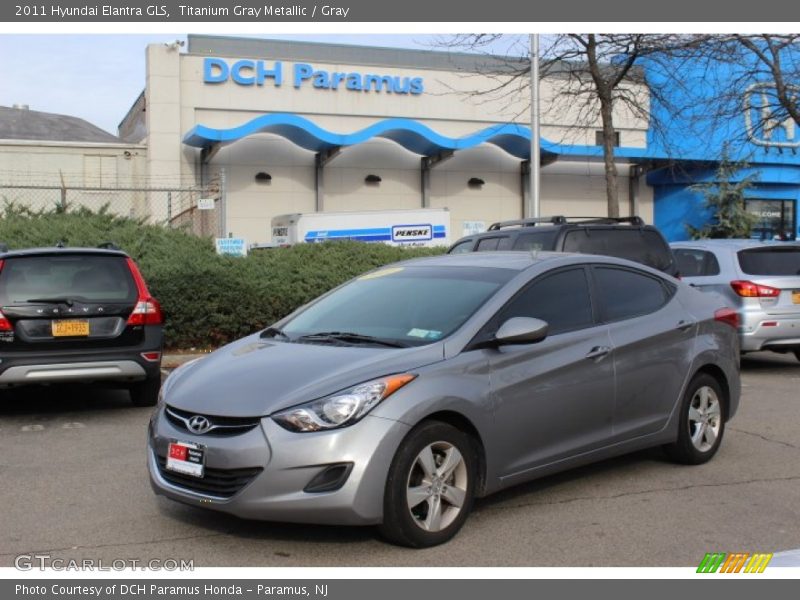 Titanium Gray Metallic / Gray 2011 Hyundai Elantra GLS