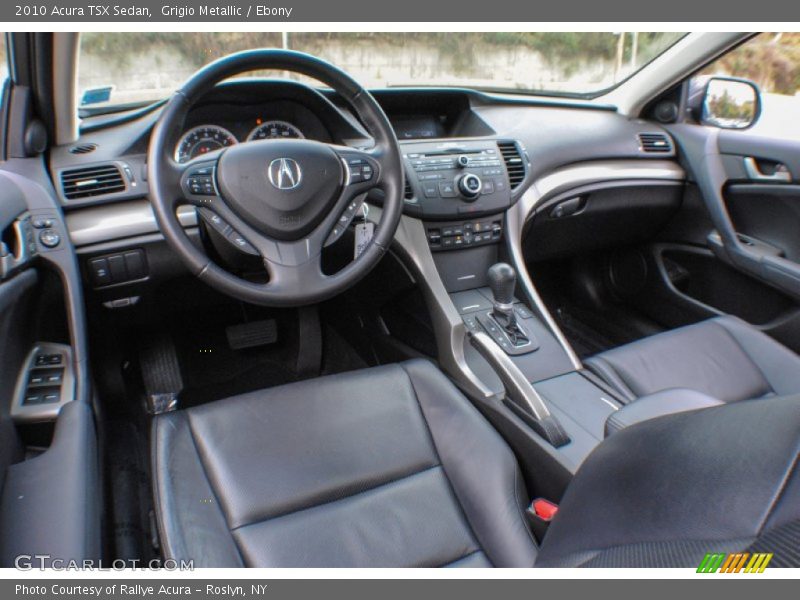 Grigio Metallic / Ebony 2010 Acura TSX Sedan
