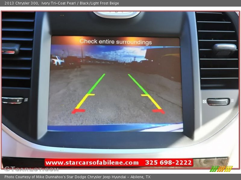 Ivory Tri-Coat Pearl / Black/Light Frost Beige 2013 Chrysler 300