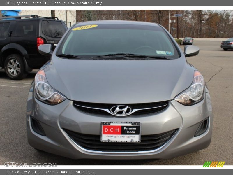 Titanium Gray Metallic / Gray 2011 Hyundai Elantra GLS