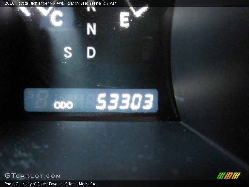 Sandy Beach Metallic / Ash 2010 Toyota Highlander V6 4WD
