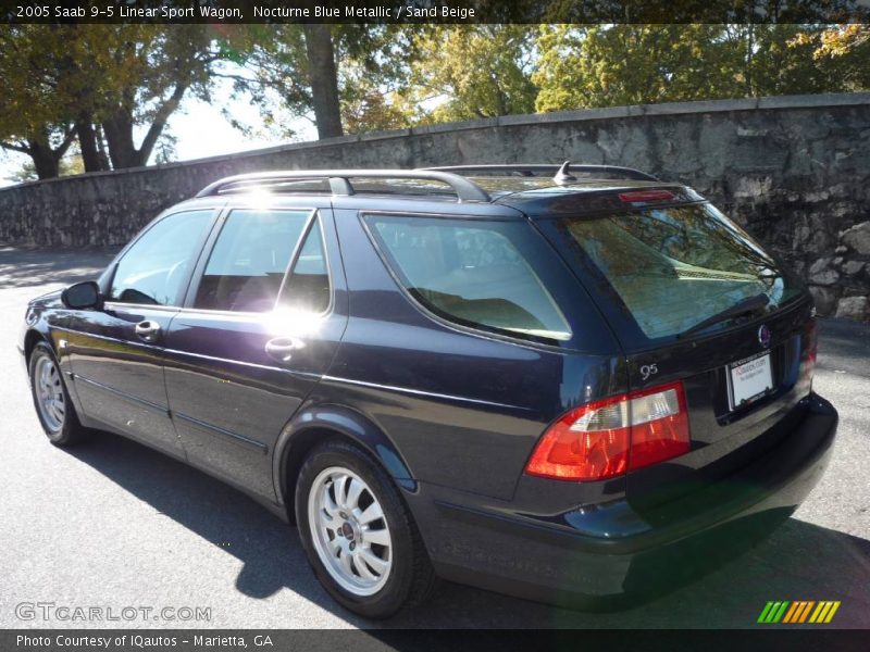 Nocturne Blue Metallic / Sand Beige 2005 Saab 9-5 Linear Sport Wagon