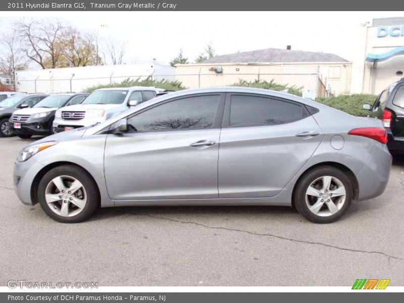 Titanium Gray Metallic / Gray 2011 Hyundai Elantra GLS