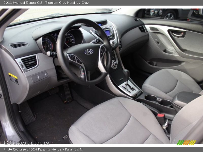 Titanium Gray Metallic / Gray 2011 Hyundai Elantra GLS