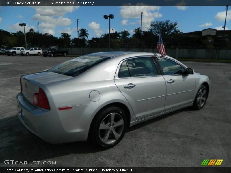 Silver Ice Metallic / Ebony 2012 Chevrolet Malibu LT