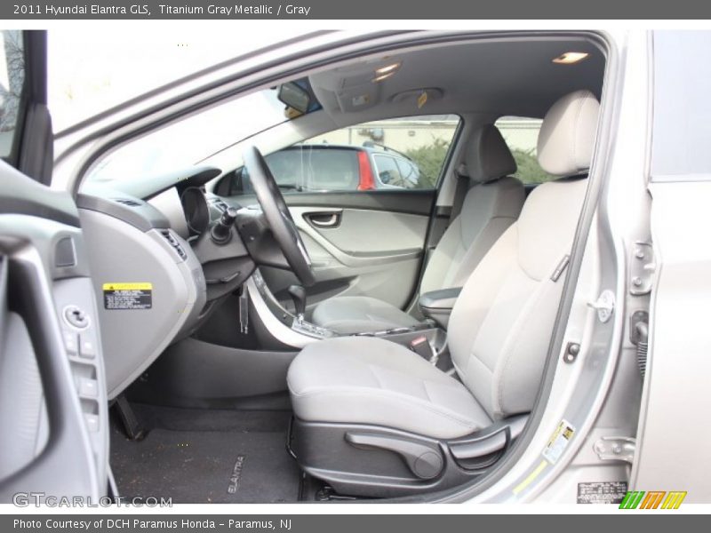 Titanium Gray Metallic / Gray 2011 Hyundai Elantra GLS