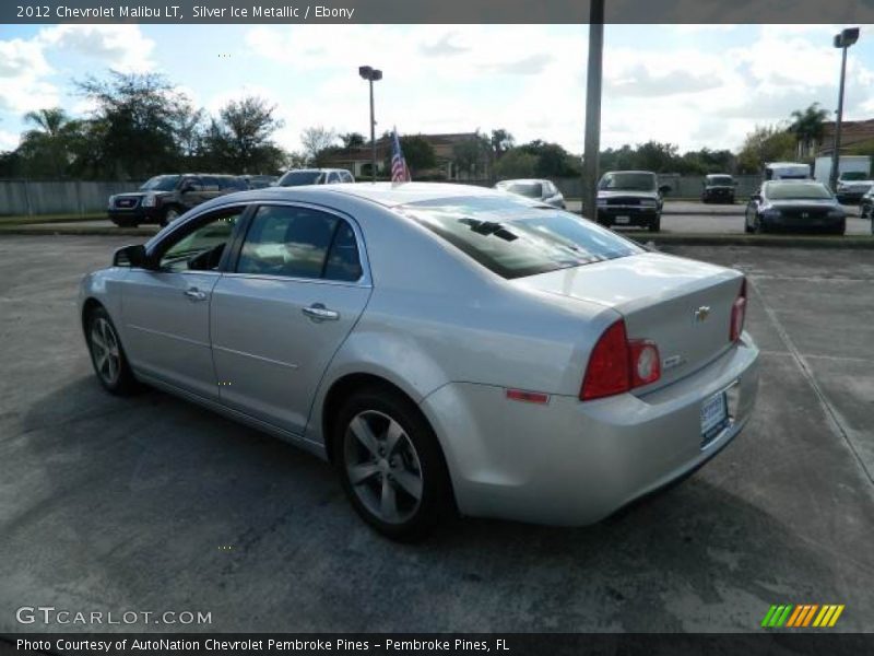 Silver Ice Metallic / Ebony 2012 Chevrolet Malibu LT