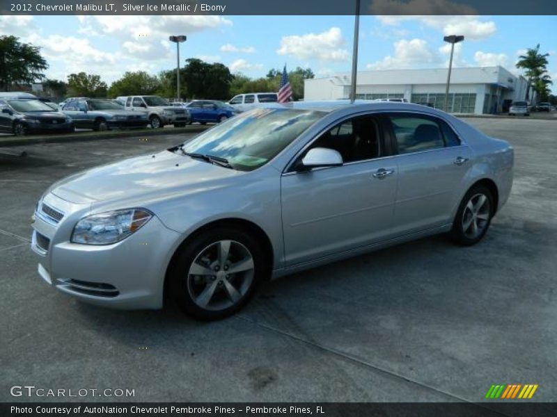 Silver Ice Metallic / Ebony 2012 Chevrolet Malibu LT