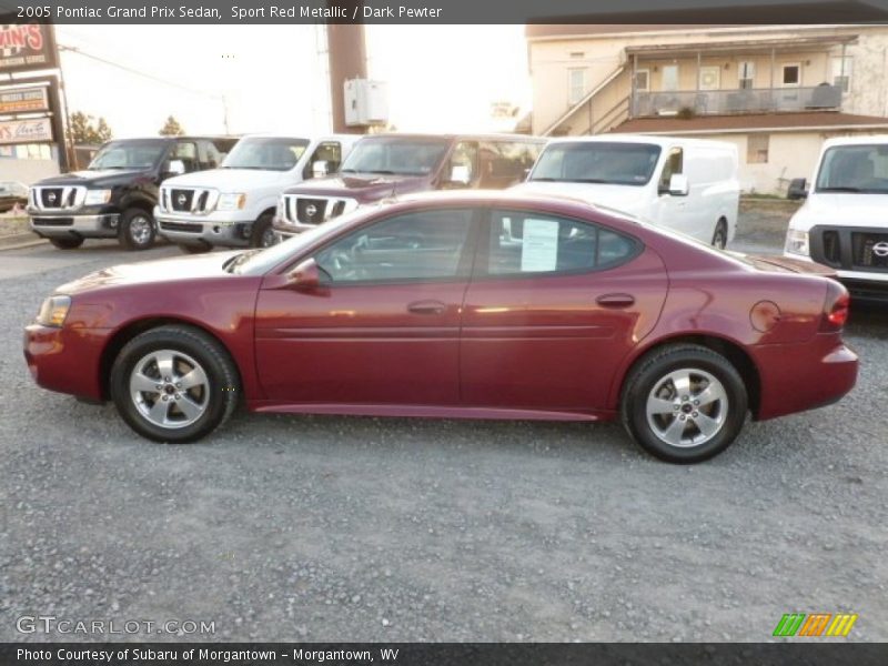 Sport Red Metallic / Dark Pewter 2005 Pontiac Grand Prix Sedan