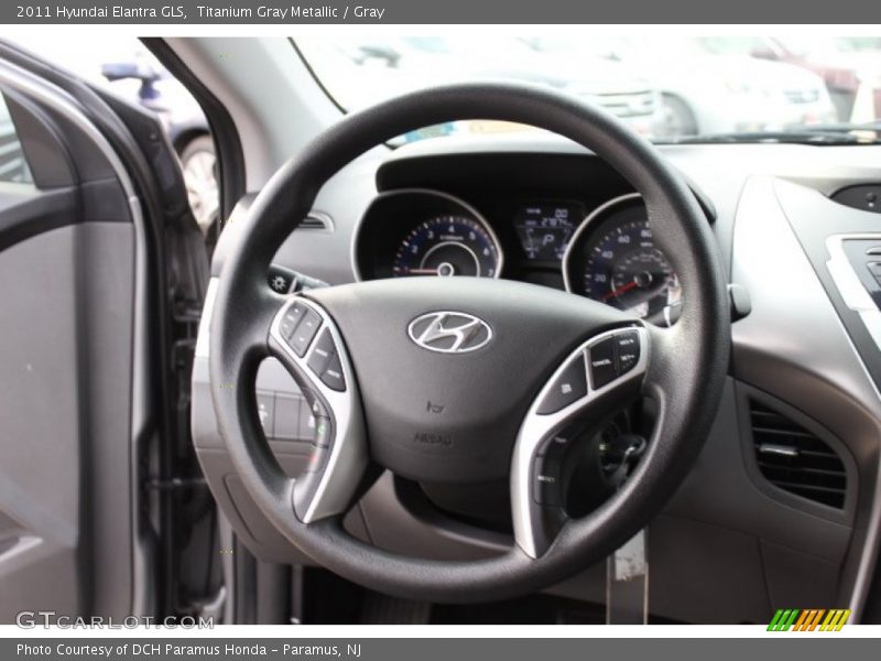 Titanium Gray Metallic / Gray 2011 Hyundai Elantra GLS