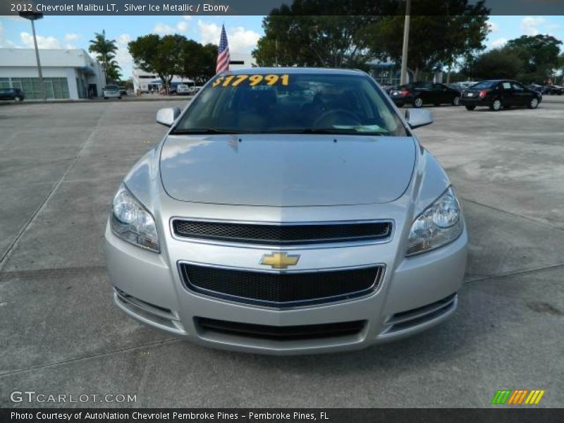 Silver Ice Metallic / Ebony 2012 Chevrolet Malibu LT