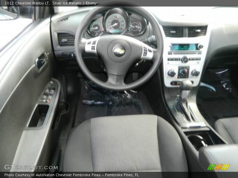 Silver Ice Metallic / Ebony 2012 Chevrolet Malibu LT
