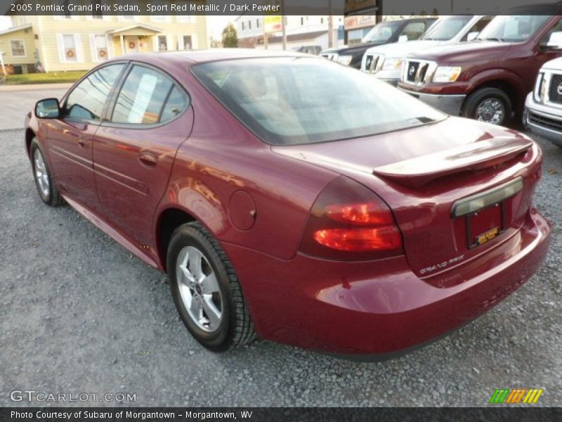 Sport Red Metallic / Dark Pewter 2005 Pontiac Grand Prix Sedan