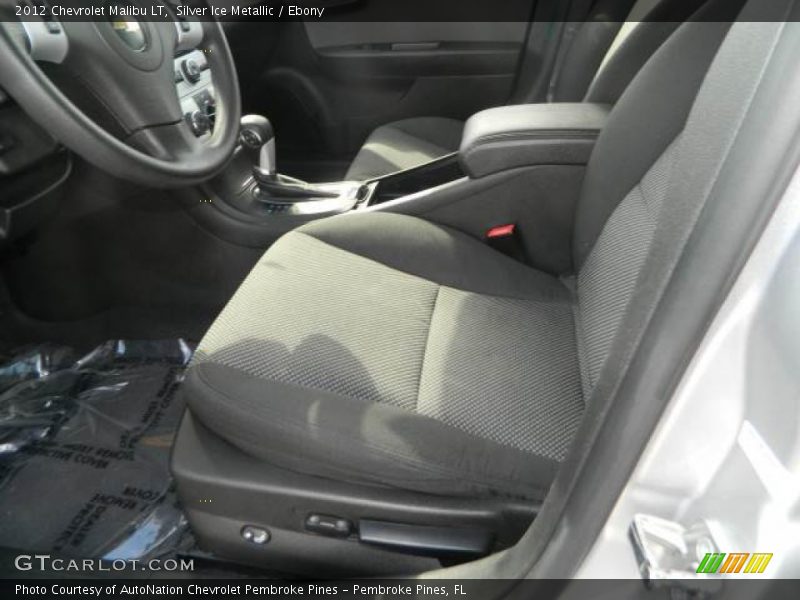 Silver Ice Metallic / Ebony 2012 Chevrolet Malibu LT