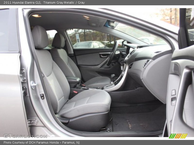 Titanium Gray Metallic / Gray 2011 Hyundai Elantra GLS
