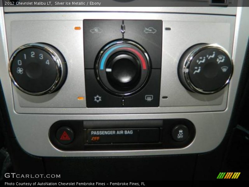 Silver Ice Metallic / Ebony 2012 Chevrolet Malibu LT