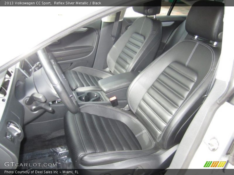 Reflex Silver Metallic / Black 2013 Volkswagen CC Sport