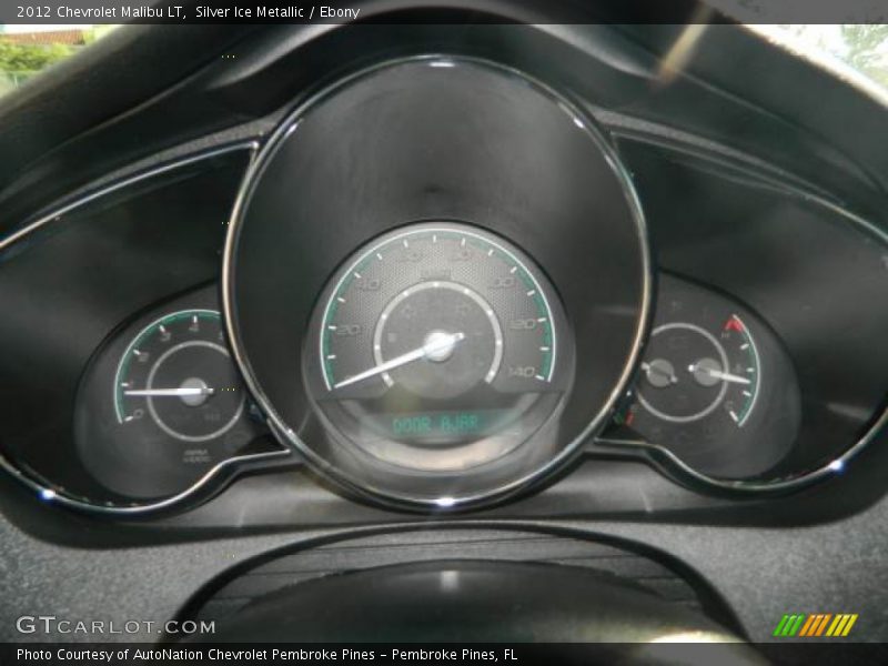 Silver Ice Metallic / Ebony 2012 Chevrolet Malibu LT