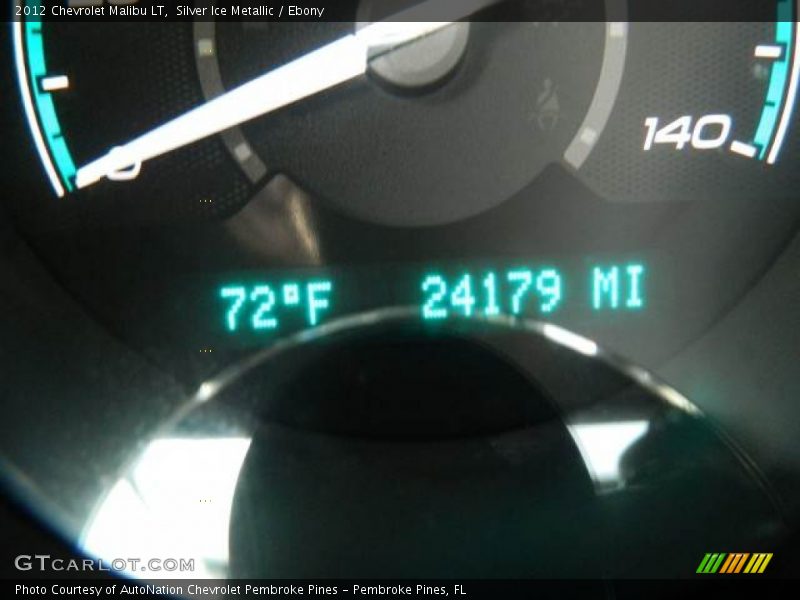 Silver Ice Metallic / Ebony 2012 Chevrolet Malibu LT