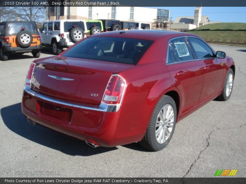 Deep Cherry Red Crystal Pearl / Black 2013 Chrysler 300 AWD