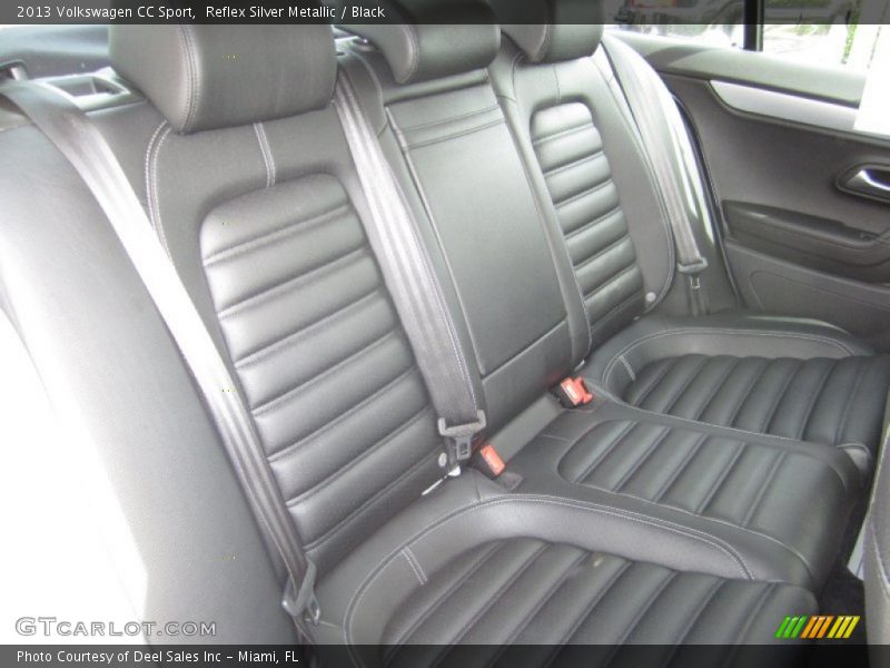 Reflex Silver Metallic / Black 2013 Volkswagen CC Sport