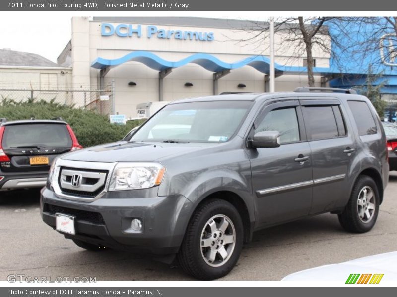Polished Metal Metallic / Gray 2011 Honda Pilot Touring 4WD