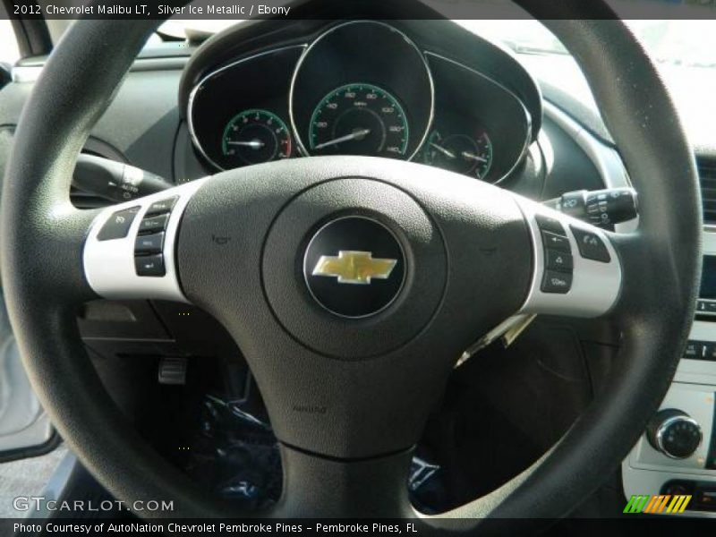 Silver Ice Metallic / Ebony 2012 Chevrolet Malibu LT