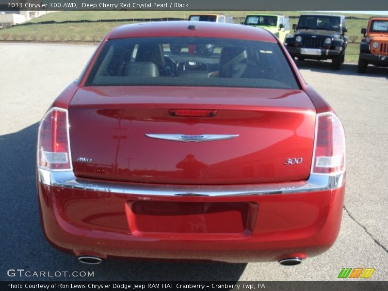 Deep Cherry Red Crystal Pearl / Black 2013 Chrysler 300 AWD