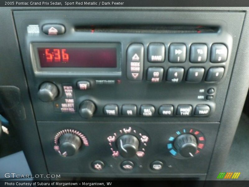 Sport Red Metallic / Dark Pewter 2005 Pontiac Grand Prix Sedan