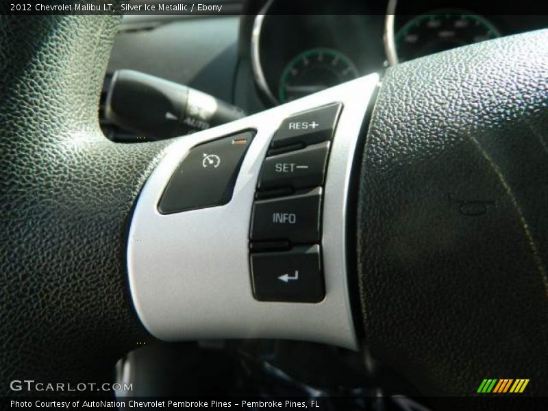 Silver Ice Metallic / Ebony 2012 Chevrolet Malibu LT