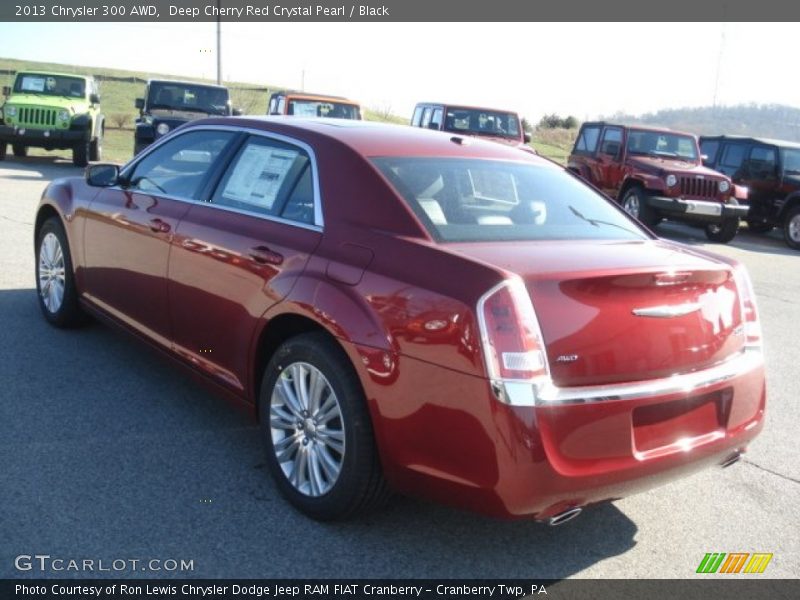 Deep Cherry Red Crystal Pearl / Black 2013 Chrysler 300 AWD
