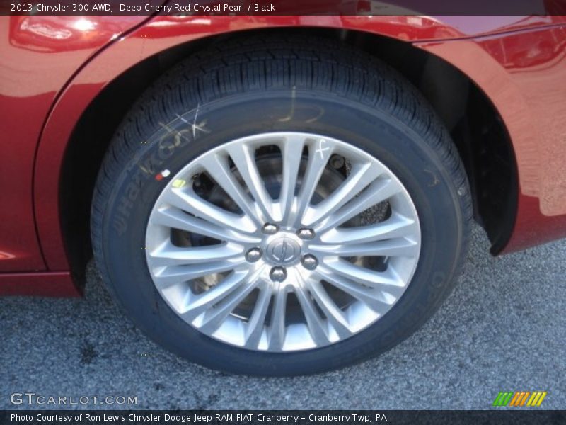 Deep Cherry Red Crystal Pearl / Black 2013 Chrysler 300 AWD